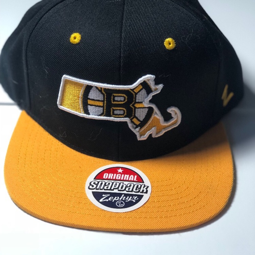 NWT BRUINS MASS LOGO HAT NHL BOSTON STANLEY CUP